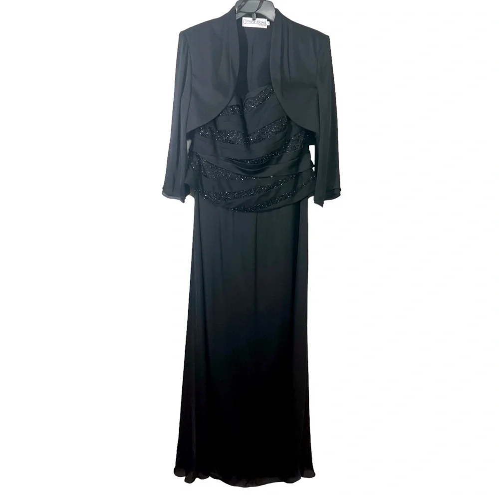 Cameron Blake by Mon Cheri  Style 213633 - Elegant Wedding Dresses Black  -14 - Picture 2 of 11